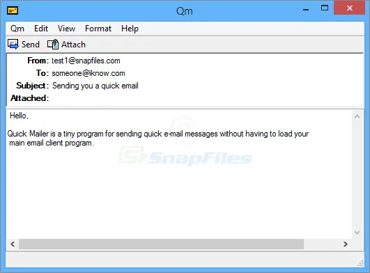 Qm - The Quick Mailer Captura de tela 1