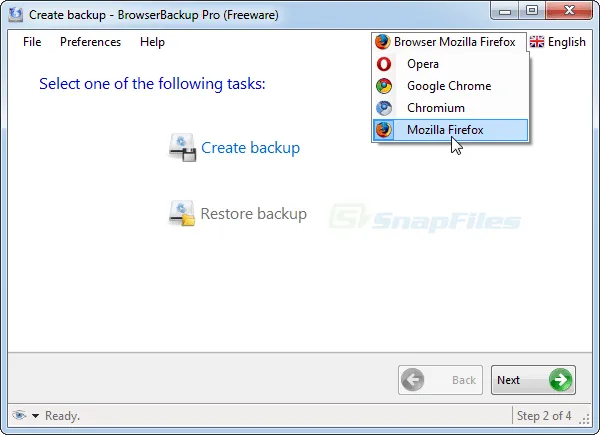 BrowserBackup Pro Captura de tela 1