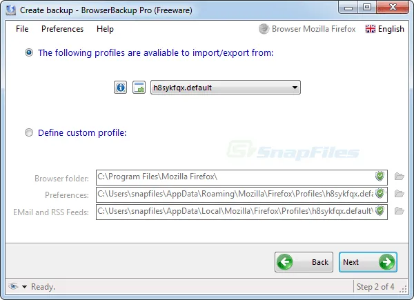 BrowserBackup Pro Captura de tela 2