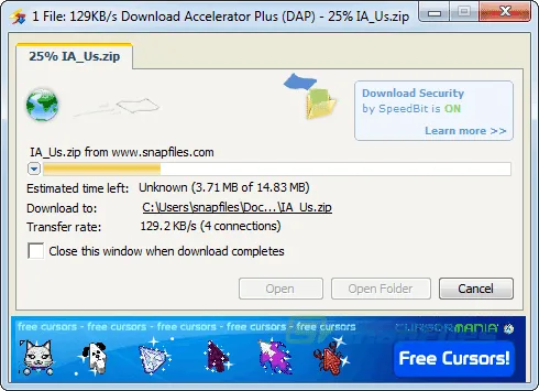 Download Accelerator Plus Captura de tela 2