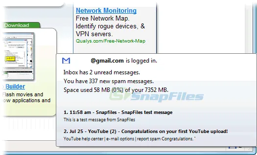 Gmail Manager Captura de tela 1