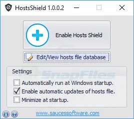 HostsShield Captura de tela 1