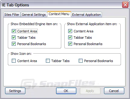 IE Tab for Firefox Captura de tela 2