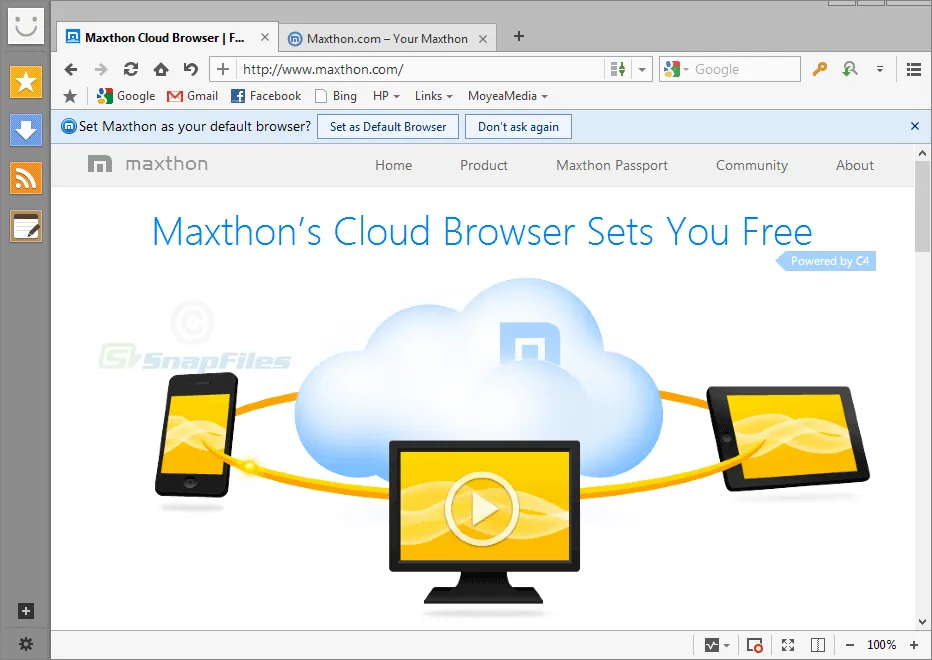 Maxthon Captura de tela 1