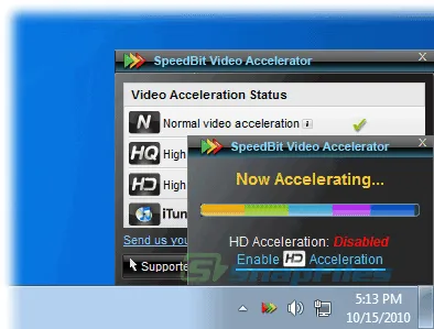 SPEEDbit Video Accelerator Captura de tela 2