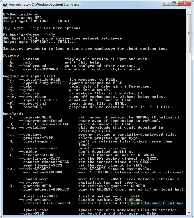 WGET Captura de tela 2