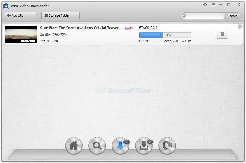 Wise Video Downloader Captura de tela 2