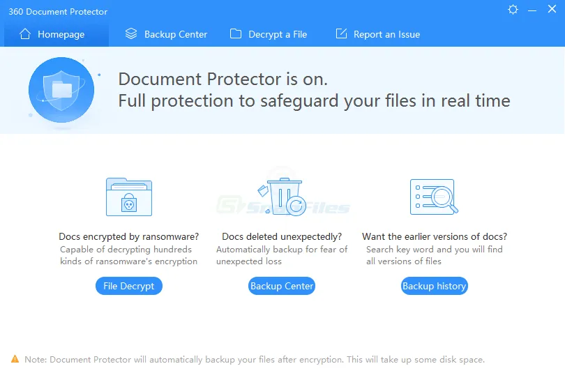 360 Document Protector Captura de tela 1