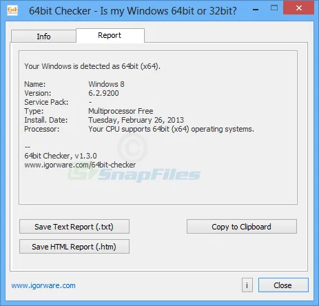 64bit Checker Captura de tela 2