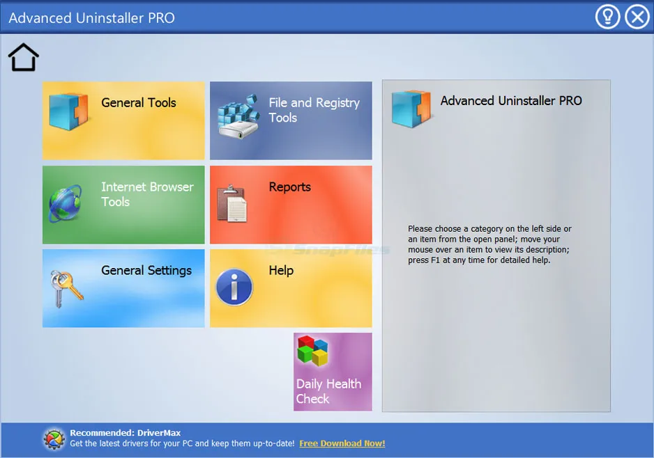 Advanced Uninstaller PRO Captura de tela 1