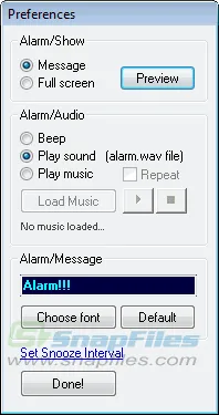 Alarm Captura de tela 2