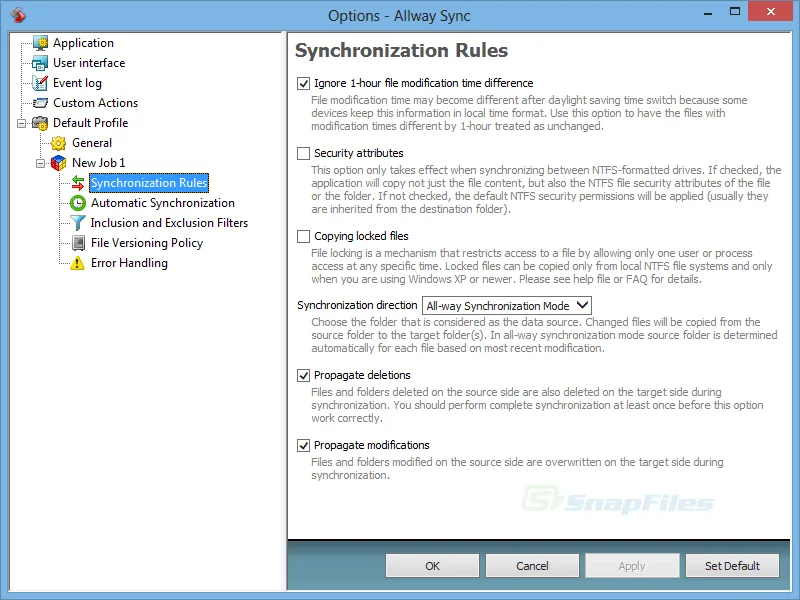 Allway Sync Captura de tela 2