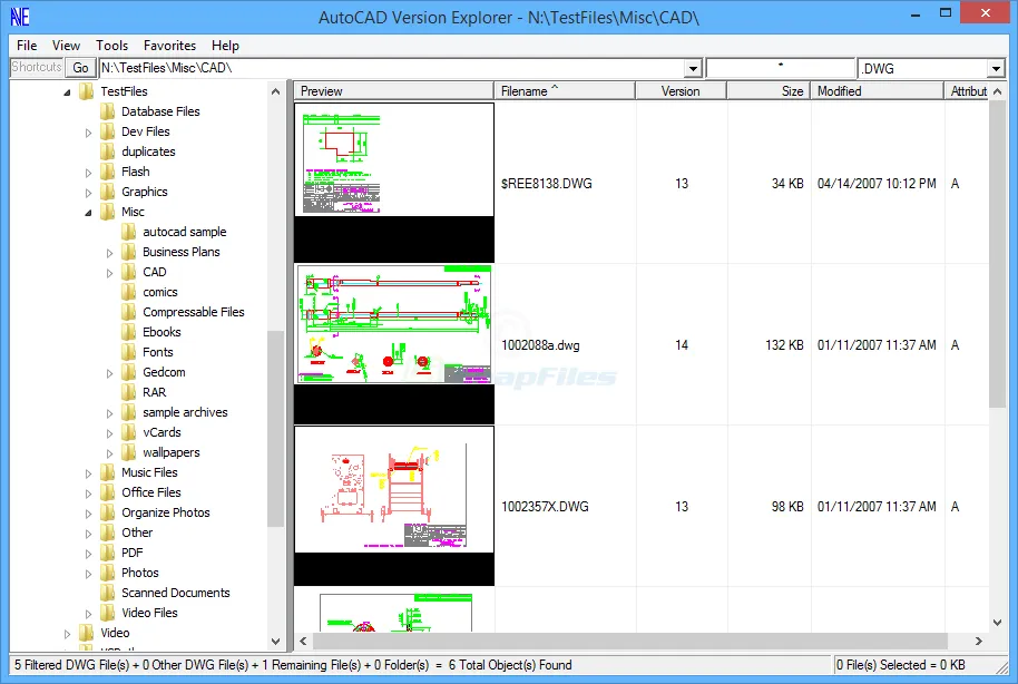 AutoCAD Version Explorer Captura de tela 1