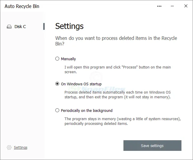 Auto Recycle Bin Captura de tela 2