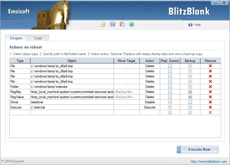 Emsisoft BlitzBlank Captura de tela 1