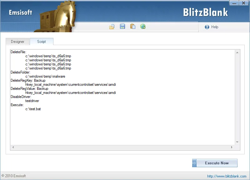 Emsisoft BlitzBlank Captura de tela 2