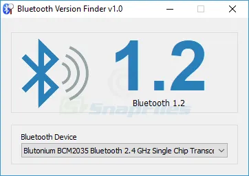 Bluetooth Version Finder Captura de tela 1