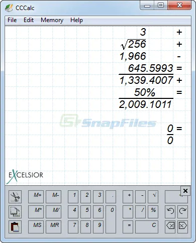 CCCalc Captura de tela 1