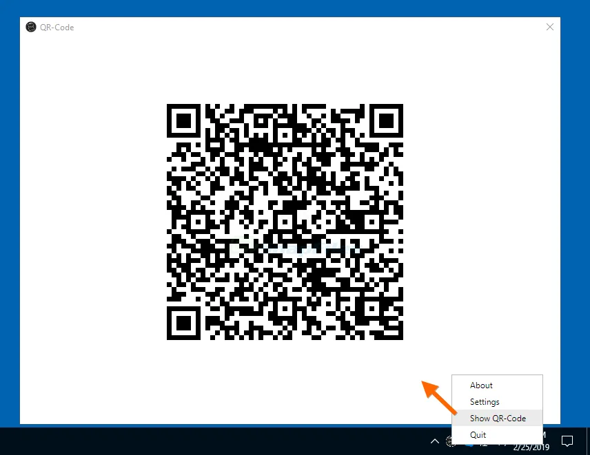 Clipboard to QR-Code Captura de tela 2