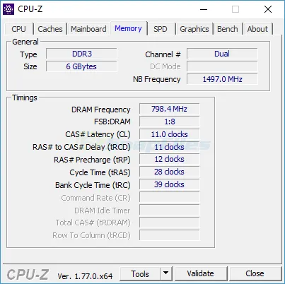 CPU-Z Captura de tela 2