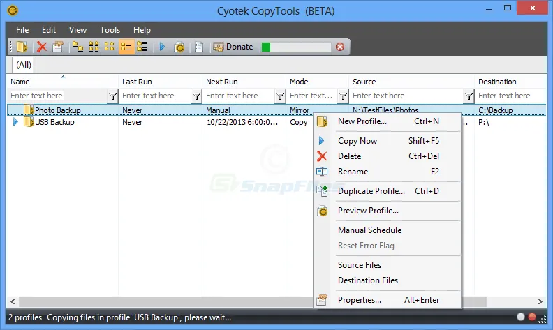 Cyotec CopyTools Captura de tela 1