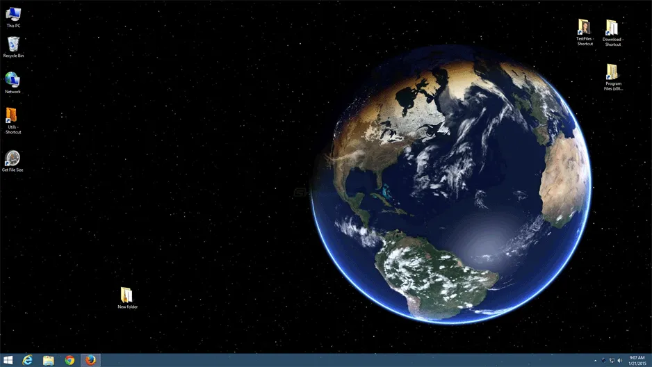 Desktop Earth Captura de tela 1