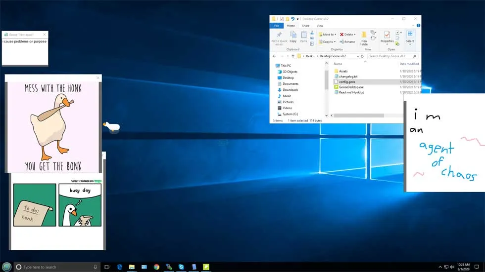 Desktop Goose Captura de tela 2