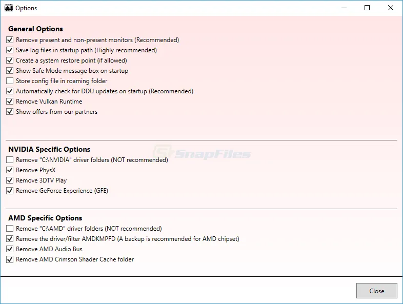 Display Driver Uninstaller Captura de tela 2