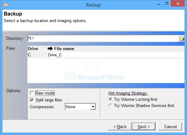 DriveImage XML (Private Edition) Captura de tela 2