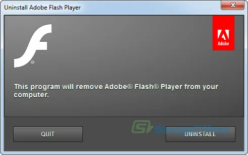 Adobe Flash Player Uninstaller Captura de tela 1