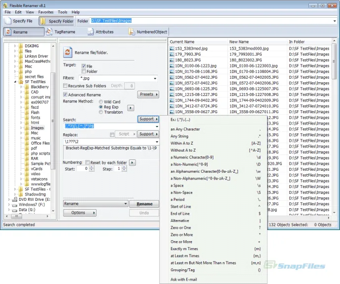 Flexible Renamer Captura de tela 2