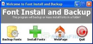 Font Install & Backup Captura de tela 1