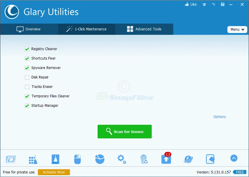 Glary Utilities Free Captura de tela 2