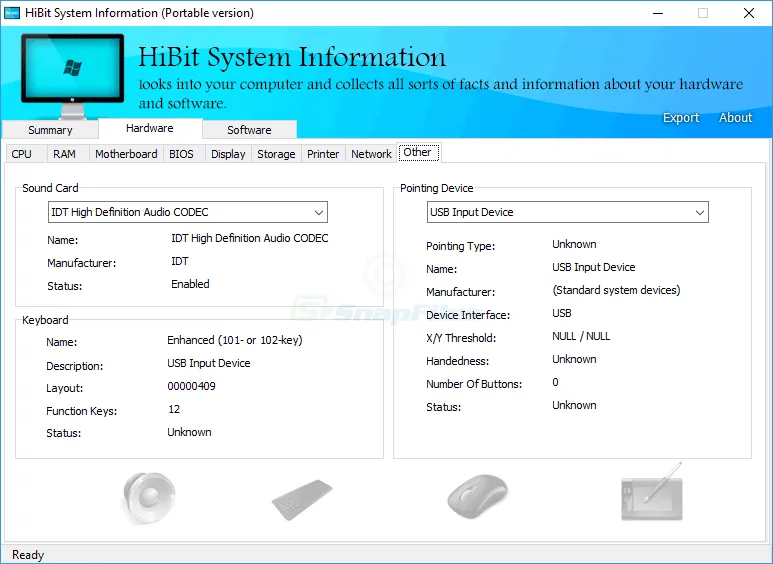 HiBit System Information Captura de tela 2