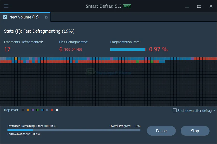 IObit Smart Defrag Captura de tela 2