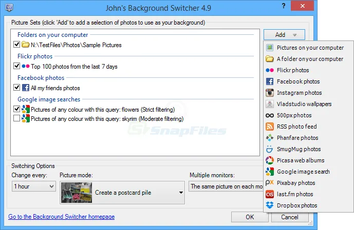 John`s Background Switcher Captura de tela 1