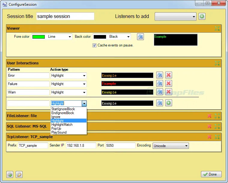 logview4net Captura de tela 1