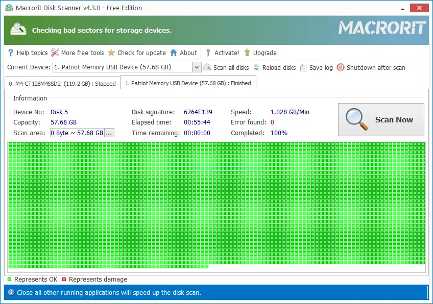 Macrorit Disk Scanner Free Captura de tela 1