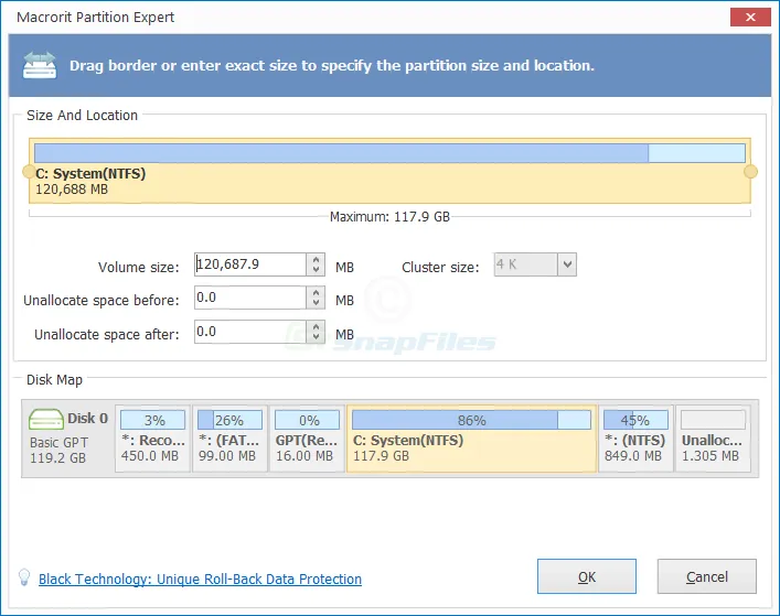 Macrorit Partition Expert Free Captura de tela 2