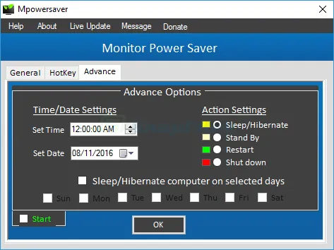 MpowerSaver Captura de tela 2