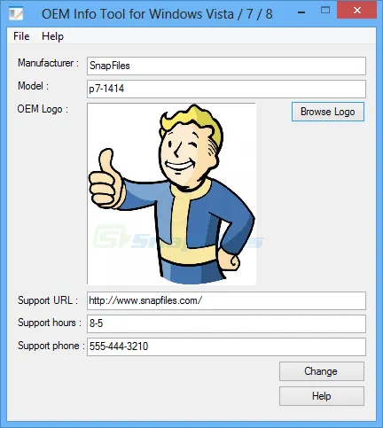 OEM Info Tool Captura de tela 1