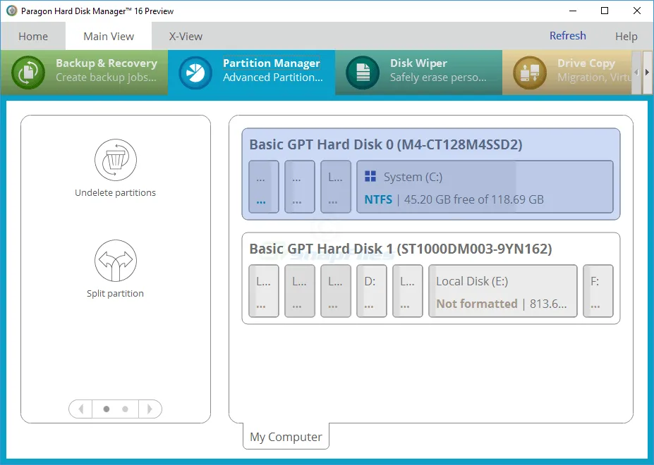 Free Hard Disk Manager (Preview) Captura de tela 1