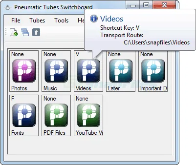 Pneumatic Tubes File Router Captura de tela 1