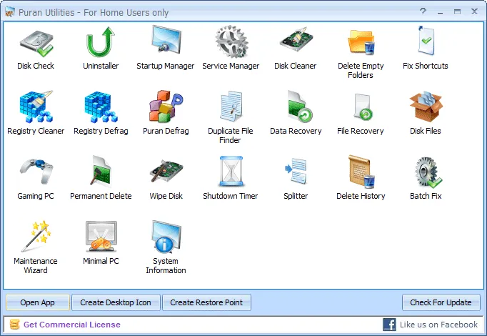 Puran Utilities Captura de tela 1