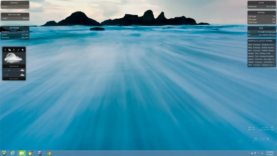 Rainmeter Captura de tela 1