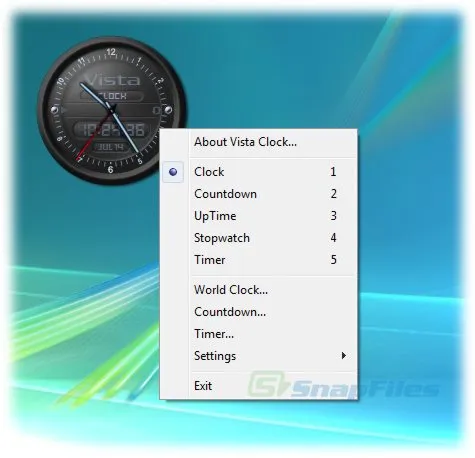 Respect Soft Vista Clock Captura de tela 1