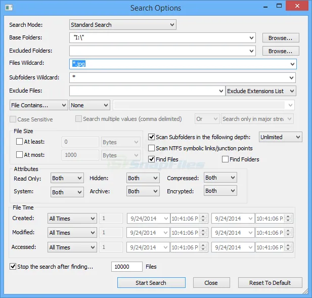 SearchMyFiles Captura de tela 1
