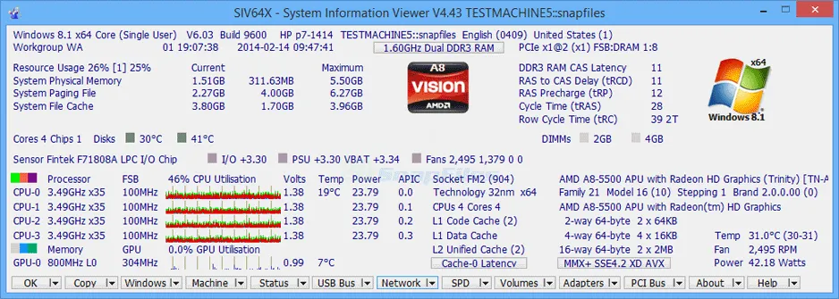 SIV System Information Viewer Captura de tela 1