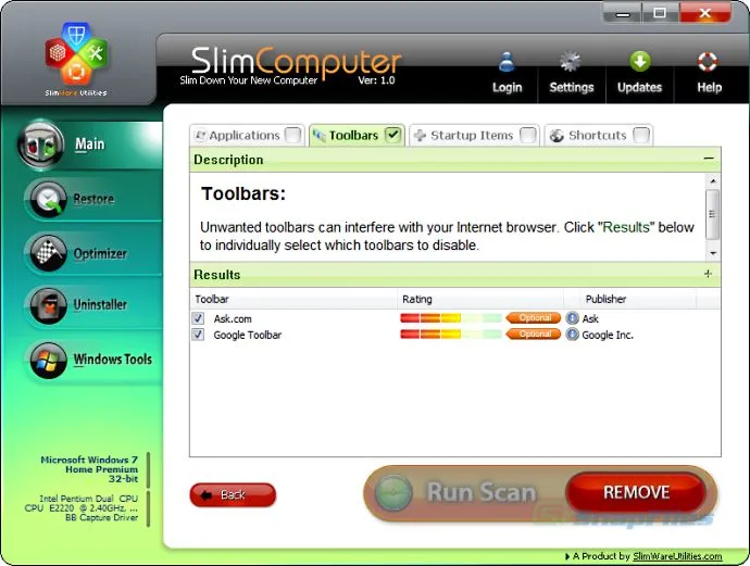 SlimComputer Captura de tela 2