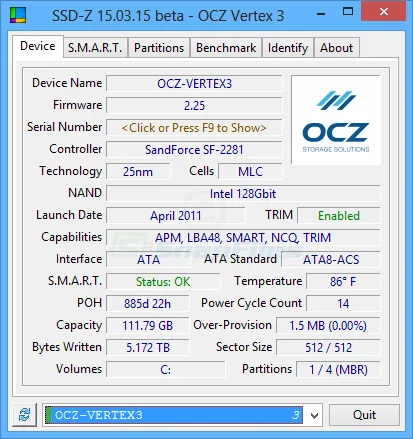 SSD-Z Captura de tela 1